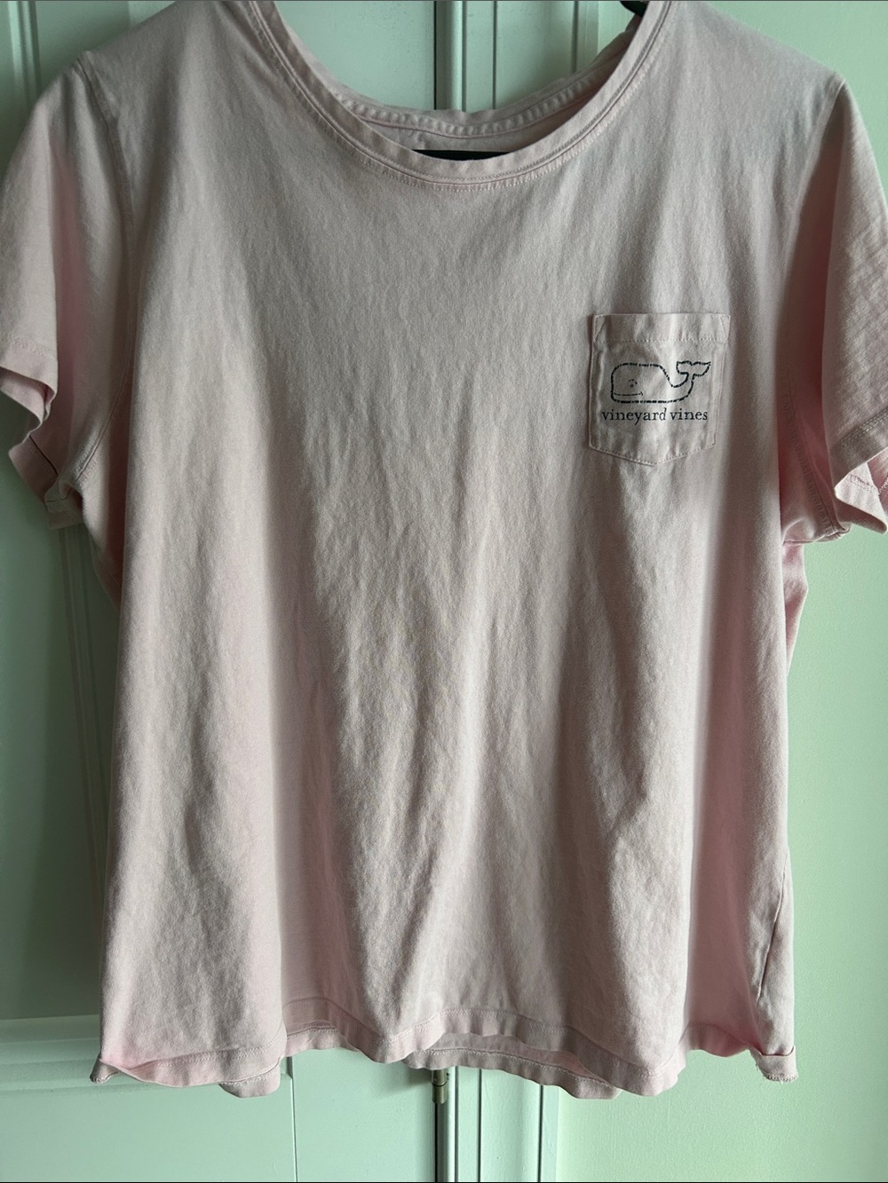 Vineyard Vines Light Pink Short Sleeve Pocket Tee